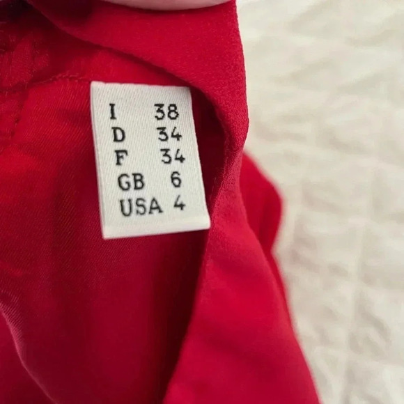 Moschino red ruched shift dress - Picture 12 of 14